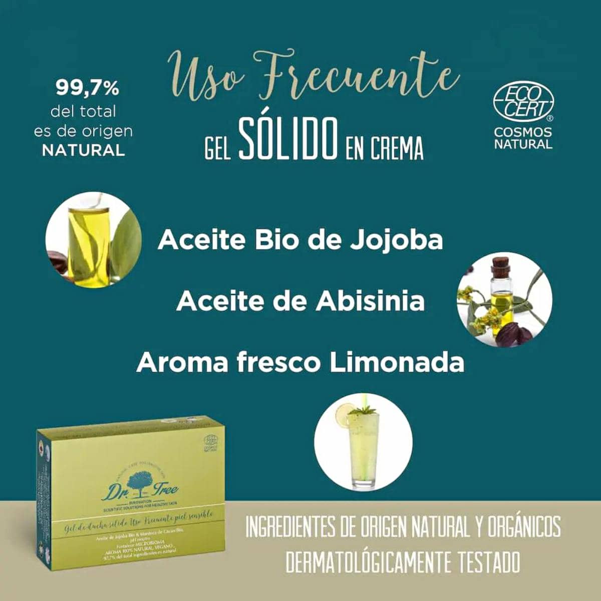 Gel Sólido Uso Frecuente con Aceite de Abisinia - Imagen 2