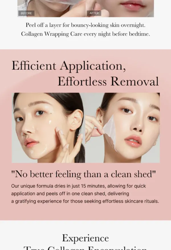 COLLAGEN NIGHT WRAPPING MASK - Imagen 5
