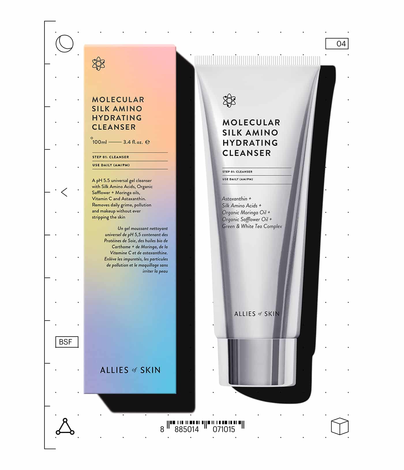 Formato de Viaje Molecular Silk Amino Hydrating Cleanser - Imagen 7