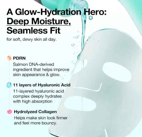 PDRN Hyaluronic Acid Capsule 100 Serum Mask - Imagen 4